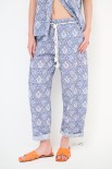 PANTA OVETTO CON CINTURA CORDA JEANS