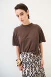 T-SHIRT OVER PARICOLLO MORO