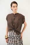CAMICIA SPALLA SCESA MUSSOLA CON NODO MORO