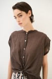 CAMICIA SPALLA SCESA MUSSOLA CON NODO MORO