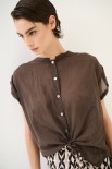 CAMICIA SPALLA SCESA MUSSOLA CON NODO MORO