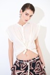 CAMICIA SPALLA SCESA MUSSOLA CON NODO BURRO