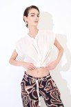 CAMICIA SPALLA SCESA MUSSOLA CON NODO BURRO