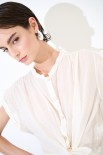 CAMICIA SPALLA SCESA MUSSOLA CON NODO BURRO