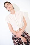 CAMICIA SPALLA SCESA MUSSOLA CON NODO BURRO