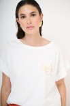 T-SHIRT SPRITZ BIANCO