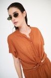 CAMICIA CON NODO MANICA SCESA BRUCIATO