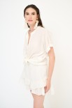 CAMICIA CON NODO MANICA SCESA BURRO