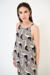 TOP BANDANA STAMPA NERO