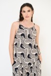 TOP BANDANA STAMPA NERO