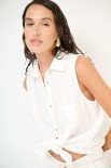 CAMICIA SMANICATA FARINA