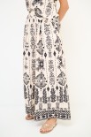 PANTALONE PINCE CON BALZA NERO