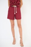 SHORTS PALAZZO META COSCIA ROSSO INDIA