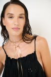 TOP SPALLINE NERO