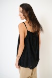 TOP SPALLINE NERO