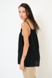 TOP SPALLINE NERO