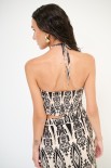 TOP CROP DT ELASTICO NERO