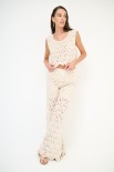 PANTALONE LUNGO MACRAME BEIGE
