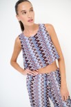 TOP CROP DOPPIO MORO