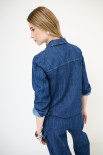 CAMICIA SLIM + TERMOADES. BLU