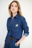CAMICIA SLIM + TERMOADES. BLU
