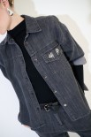 CAMICIA OVER + TERMOADES. GRIGIO