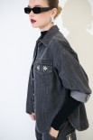 CAMICIA OVER + TERMOADES. GRIGIO