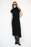 COMPLETO MAGLIA MEZZA MANICA CON GONNA NERO