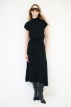 COMPLETO MAGLIA MEZZA MANICA CON GONNA NERO