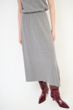 COMPLETO MAGLIA MEZZA MANICA CON GONNA GRIGIO