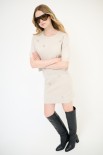 COMPLETO + MINI GONNA CASTONI BEIGE