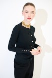 CARDIGAN PARICOLLO BOTTONI ORO NERO