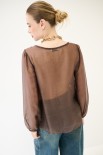 BLUSA CON LACCINI MORO