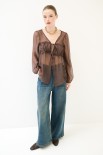 BLUSA CON LACCINI MORO