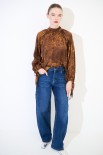 BLUSA FIOCCO DT E MANICHE MORO