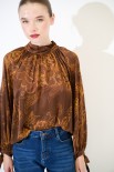 BLUSA FIOCCO DT E MANICHE MORO