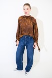 BLUSA FIOCCO DT E MANICHE MORO