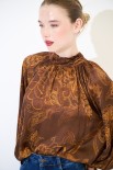 BLUSA FIOCCO DT E MANICHE MORO