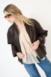 BOMBER OVER CON ZIP MORO