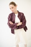BOMBER OVER CON ZIP VINO