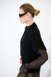 GILET CROP SCATOLINA NERO