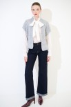 GILET CROP SCATOLINA PERLA