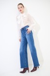 JEANS STRASS ALL OVER BLU