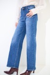 JEANS STRASS ALL OVER BLU