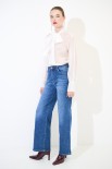 JEANS STRASS ALL OVER BLU