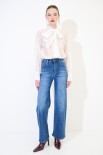JEANS STRASS ALL OVER BLU
