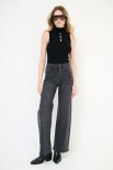 JEANS STRASS ALL OVER NERO