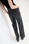 JEANS STRASS ALL OVER NERO