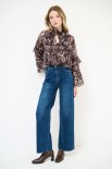 JEANS DRITTO ORLO TAGLIO VIVO BLU