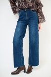 JEANS DRITTO ORLO TAGLIO VIVO BLU